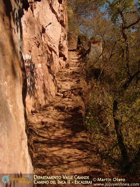 Departamento Valle Grande - Camino del Inca II - Escaleras