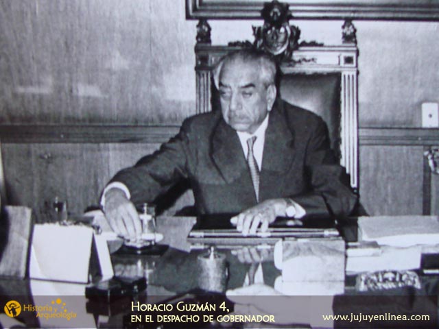 Horacio Guzmán 4, en el despacho de gobernador