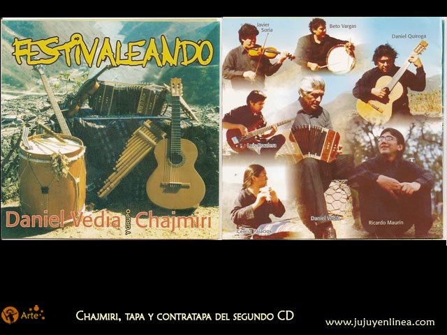 Chajmiri, tapa y contratapa del segundo CD