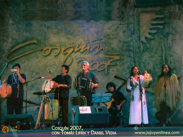 Cosquín 2007, con Tomás Lipán y Daniel Vedia