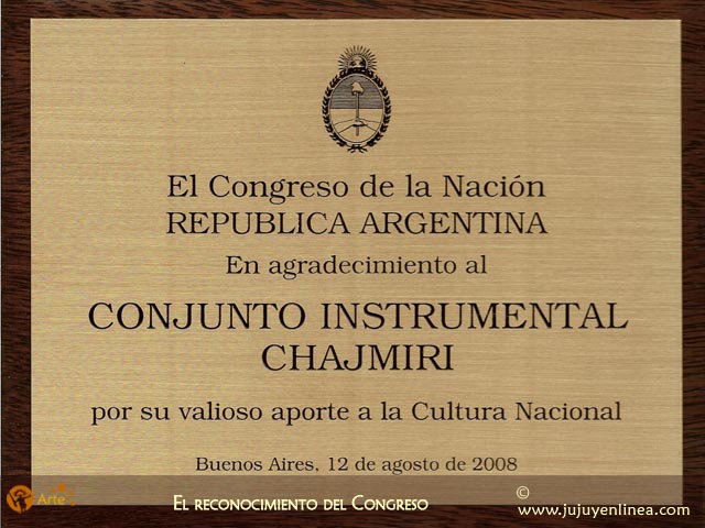 El reconocimiento del Congreso