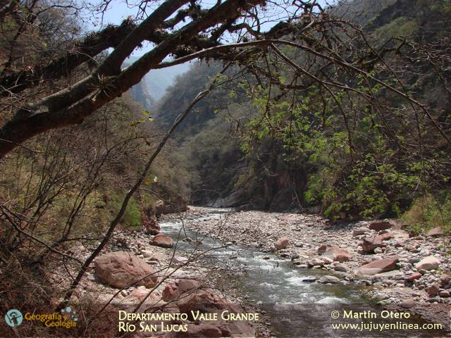 Departamento Valle Grande - Río San Lucas