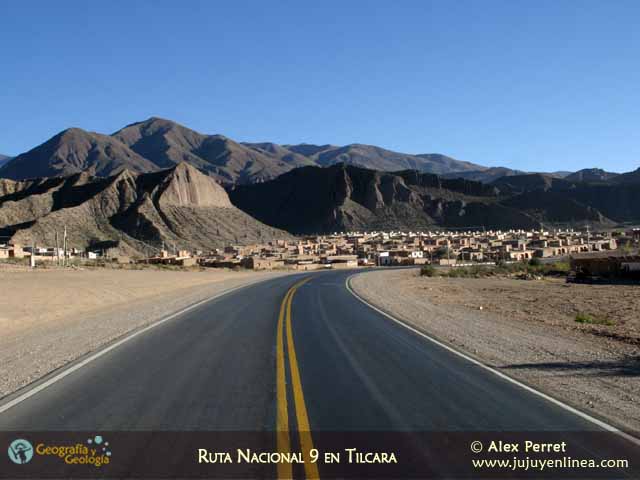 Ruta Nacional 9 en Tilcara