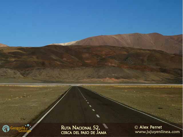 Ruta Nacional 52, cerca del Paso de Jama