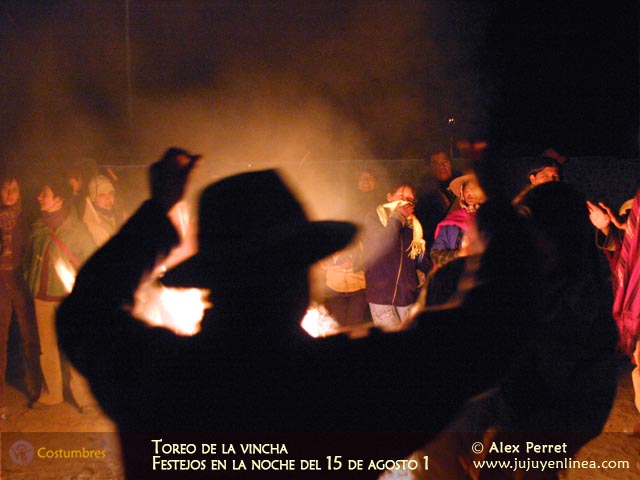 Toreo de la Vincha - Festejos en la noche del 15 de agosto 1